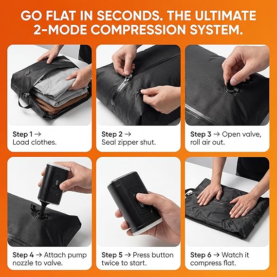 Selqoris™ Vacuum Storage Bags – Pack More, Carry Less