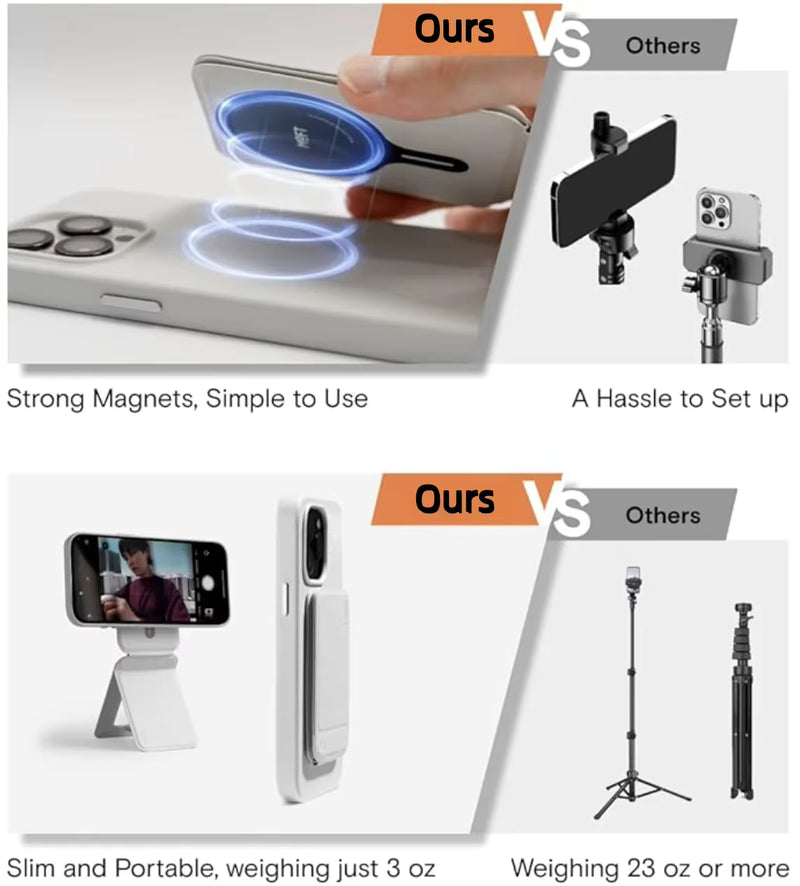 Selqoris™ Magnetic Selfie Stick Tripod for iPhone