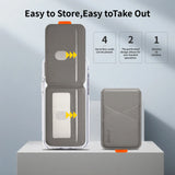 Selqor Luxury Leather MagSafe Card Holder